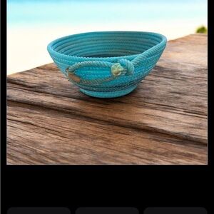 Turquoise Rope Bowl
